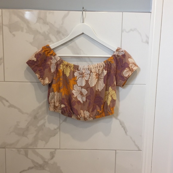 Wilfred | Retro Off The Shoulder Crop Top sold on Vinted - Picture 2 of 10